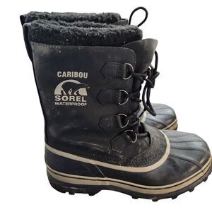 Sorel Caribou Snowboots Men SZ 10 Winter Workwear Outdoors Waterproof Gorpcore